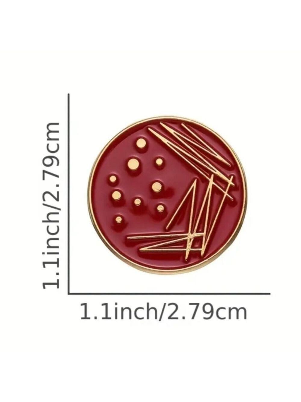 Pin--Bacterial Sample Streak Petri Dish - Picture 3 of 4